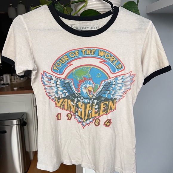 Live Nation Tops - Rare Vintage Van Halen 1984 Tour Shirt Sz XS